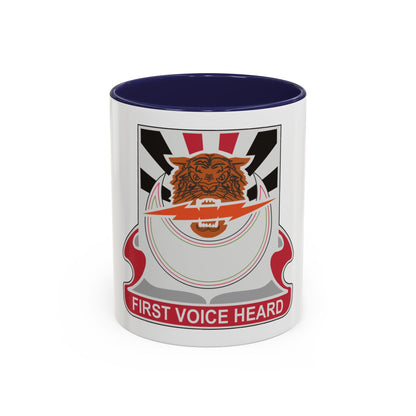 86 Signal Battalion (U.S. Army) Accent Coffee Mug