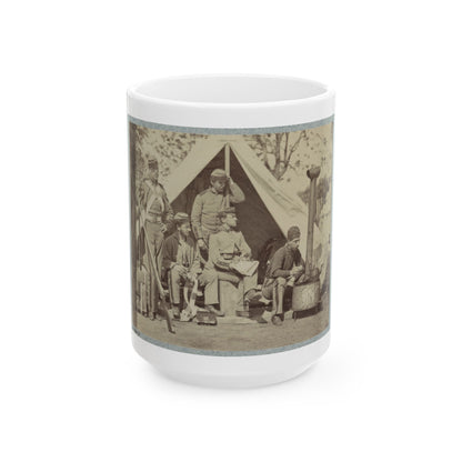 7th N.Y. State Militia, Camp Cameron, D.C., 1861 004 (U.S. Civil War) White Coffee Mug