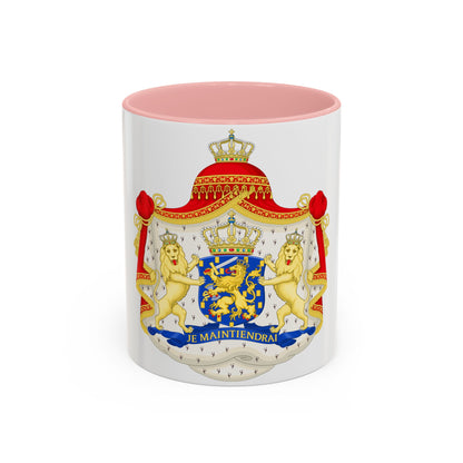 Royal coat of arms of the Netherlands (1815-1907) - Accent Coffee Mug