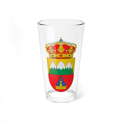 Escudo de Bubión (Spain) (Coat of Arms) Pint Glass 16oz