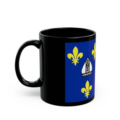 Flag of Charente Maritime France 2 - Black Coffee Mug-Go Mug Yourself