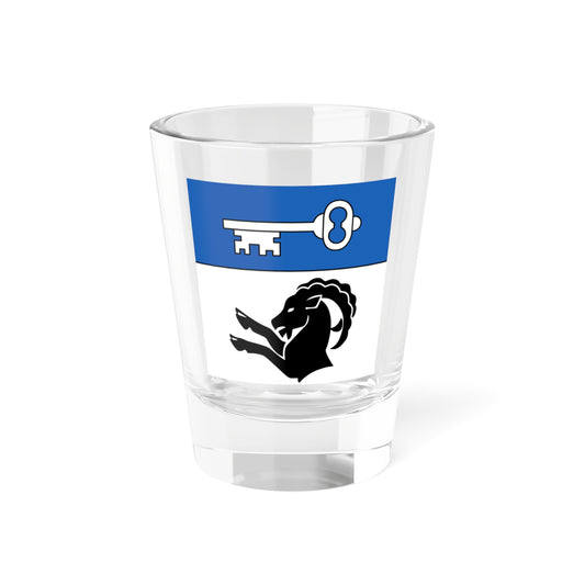 CHE Goldswil Flag (Switzerland) Shot Glass 1.5oz