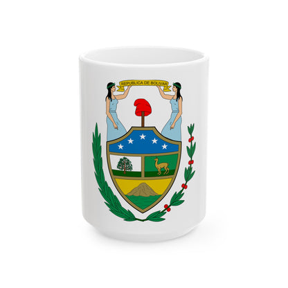 Coat of arms of Bolivia (1825) - White Coffee Mug