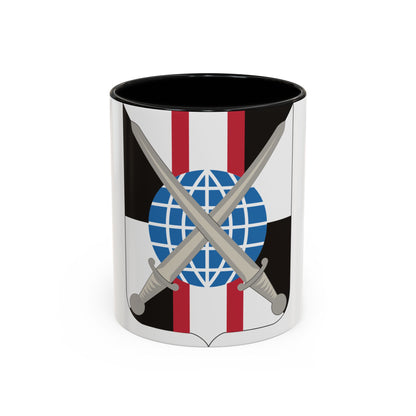527 Military Intelligence Battalion 2 (U.S. Army) Accent Coffee Mug
