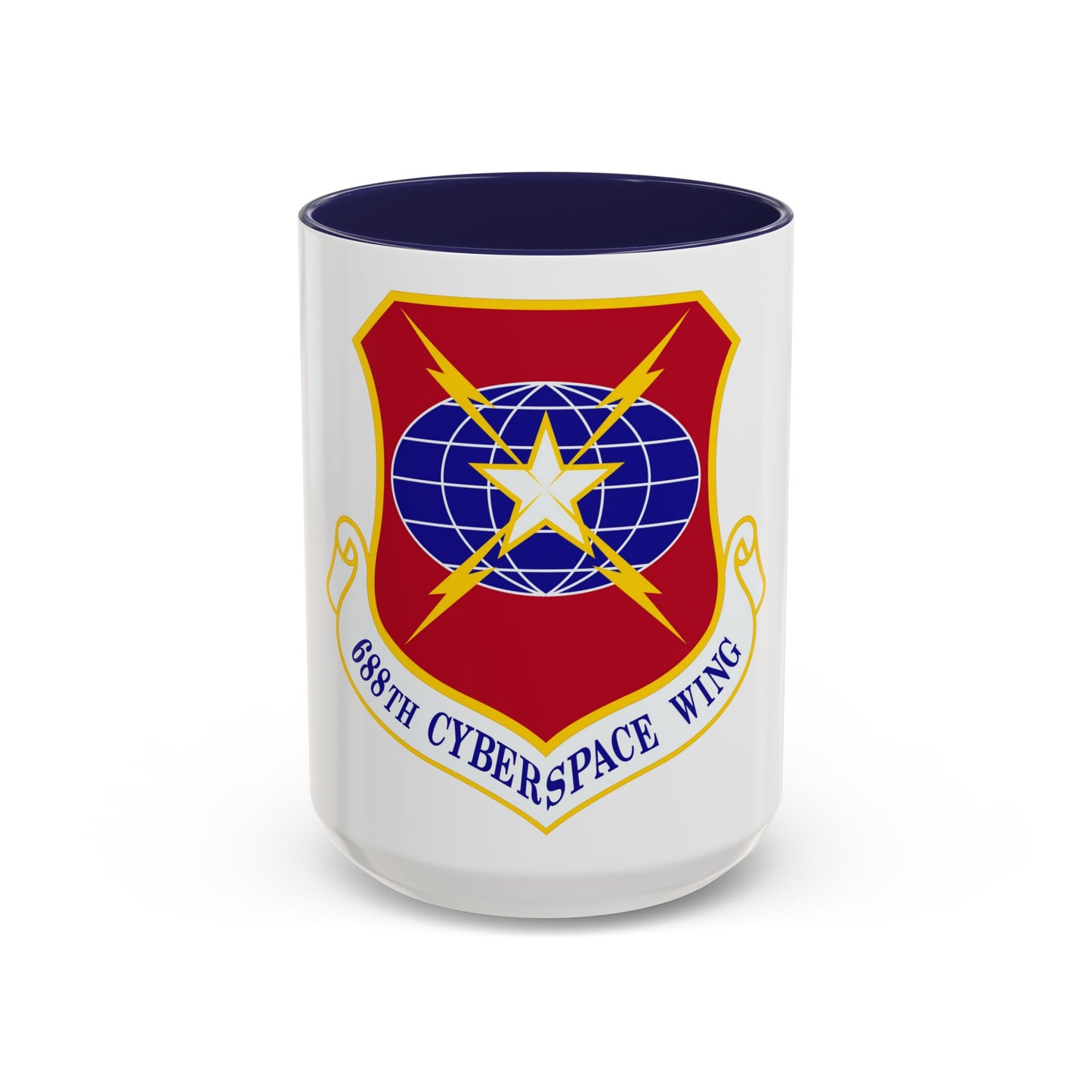688 Cyberspace Wing ACC (U.S. Air Force) Accent Coffee Mug