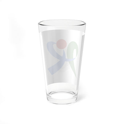 Flag of Kagamino Okayama (Japan) Pint Glass 16oz