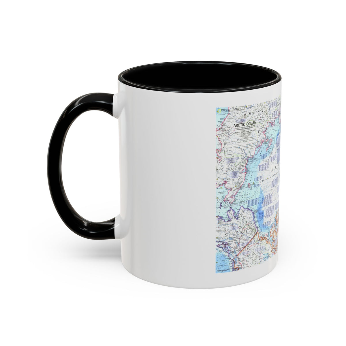 Arctic Ocean (1971) (Map) Accent Coffee Mug