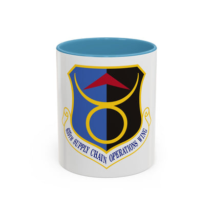 635th Supply Chain Operations Wing (U.S. Air Force) Accent Coffee Mug