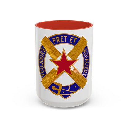 303 Cavalry Regiment USAR (U.S. Army) Accent Coffee Mug