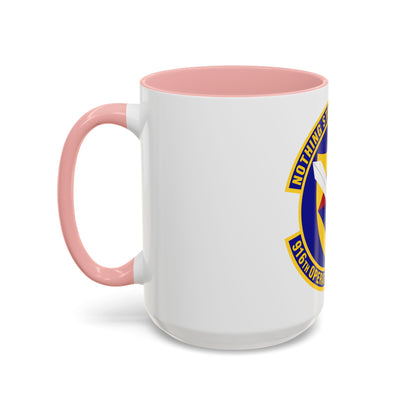 916th Operations Support Squadron (U.S. Air Force) Accent Coffee Mug