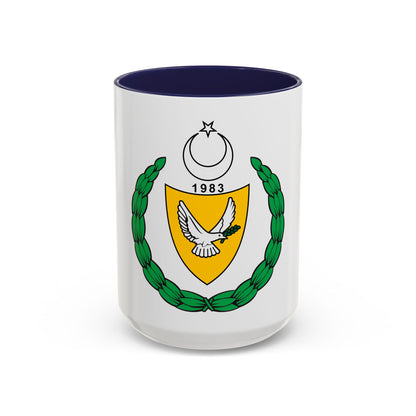Coat of arms of the Turkish Republic of Northern Cyprus (1983-2007) - Accent Coffee Mug