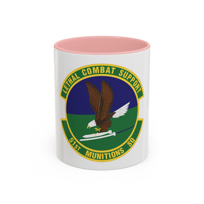 51st Munitions Squadron (U.S. Air Force) Accent Coffee Mug