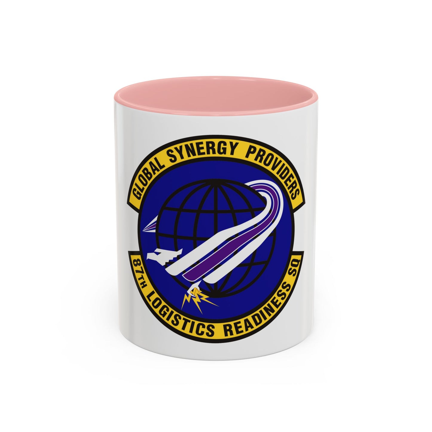 87 Logistics Readiness Squadron AMC (U.S. Air Force) Accent Coffee Mug
