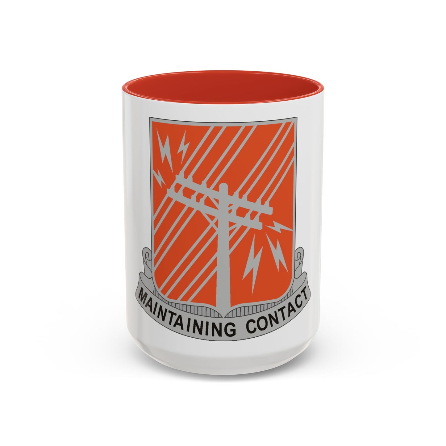 440 Signal Battalion (U.S. Army) Accent Coffee Mug
