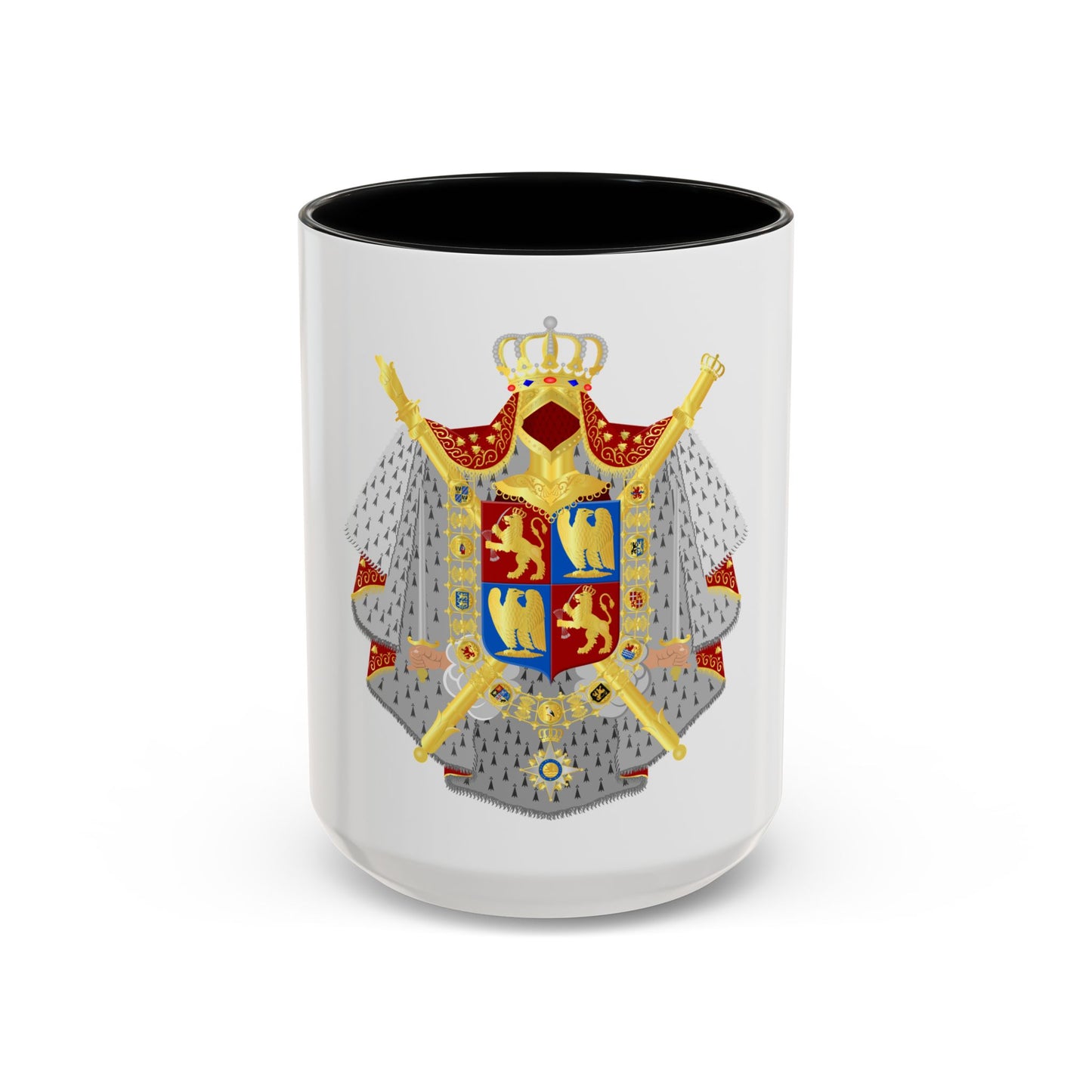 Coat of arms of kingdom Holland King Lodewijk 1808 - Accent Coffee Mug