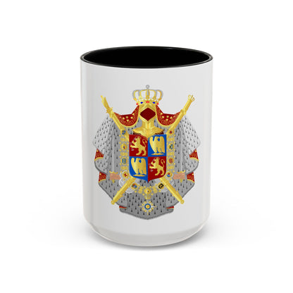 Coat of arms of kingdom Holland King Lodewijk 1808 - Accent Coffee Mug