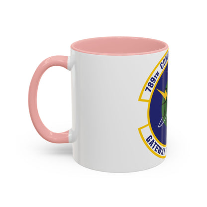 789th Communications Squadron (U.S. Air Force) Accent Coffee Mug