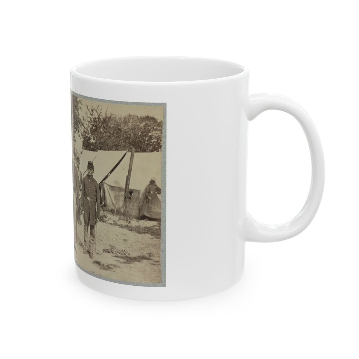 Drum Corps From Unidentified Regiment (U.S. Civil War) White Coffee Mug