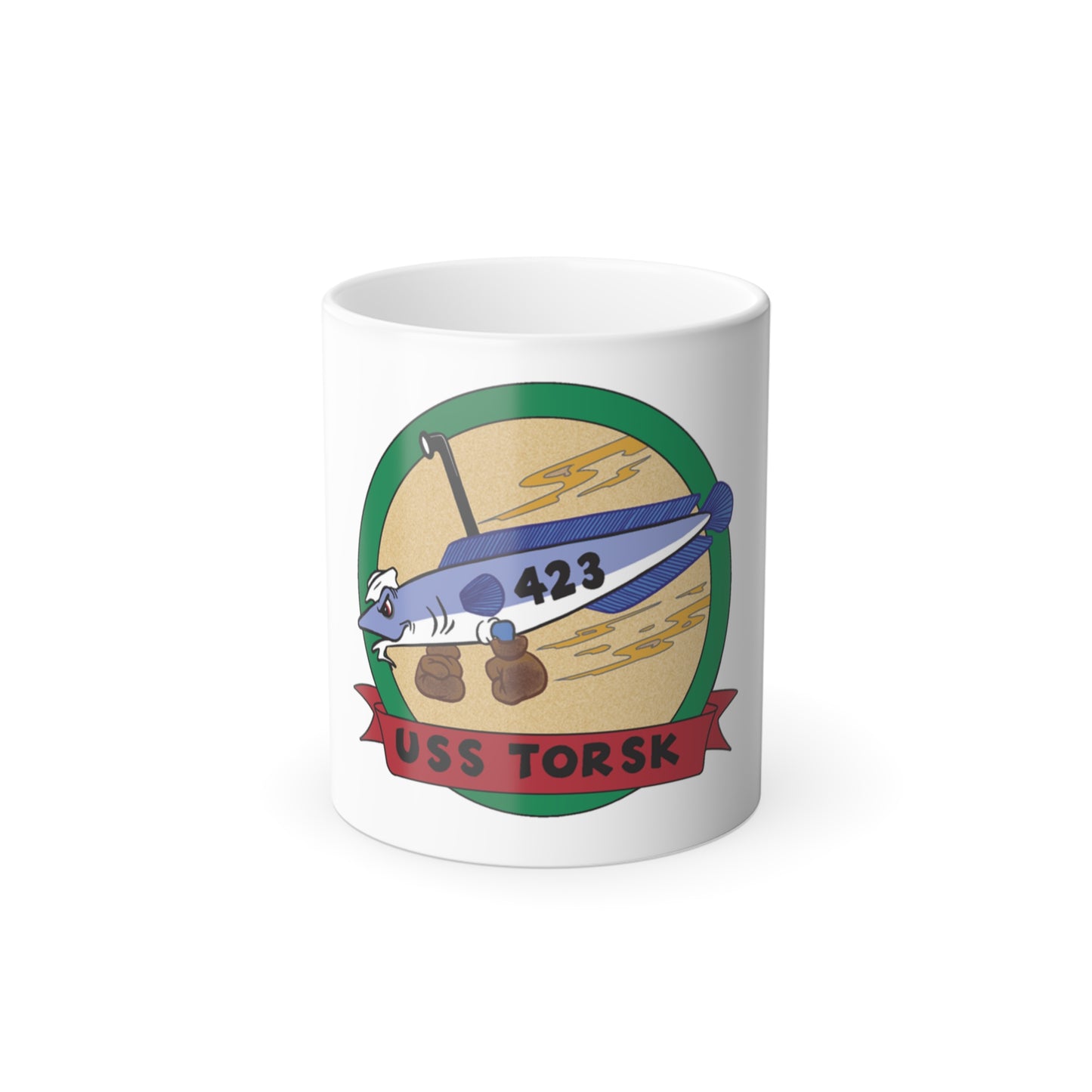 USS TORSK SS 423 (U.S. Navy) Color Changing Mug 11oz