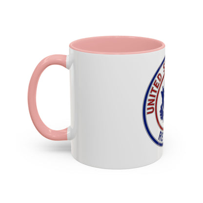 Retired Service Identification Badge 2 (U.S. Army) Accent Coffee Mug