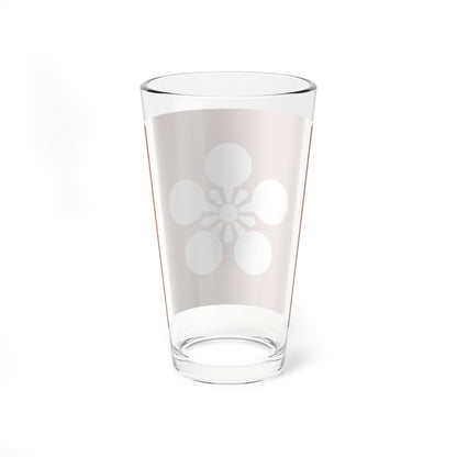 Flag of the Maeda Lords of Kanazawa in Kaga Province B (Japan) Pint Glass 16oz