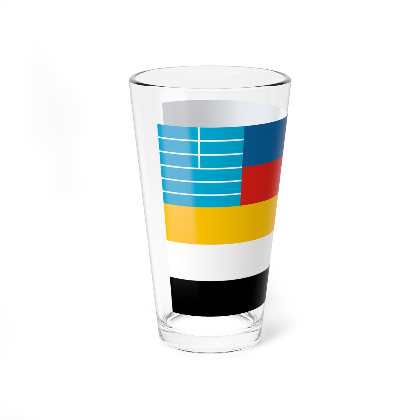 Flag of the Commander of Minelayers of Beiyang Fleet 1890-1909 (China) Pint Glass 16oz