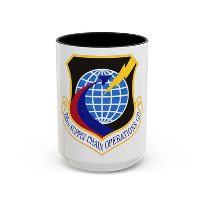 735th Supply Chain Operations Group (U.S. Air Force) Accent Coffee Mug