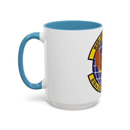 816th Global Mobility Squadron (U.S. Air Force) Accent Coffee Mug