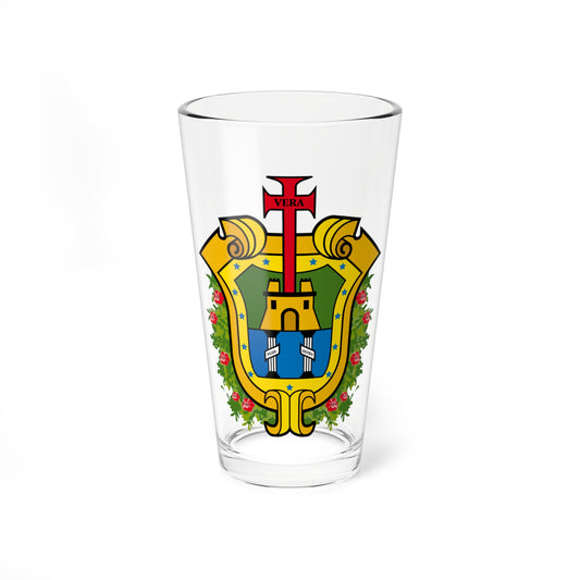 Coat of arms of Veracruz (Mexico) (Coat of Arms) Pint Glass 16oz
