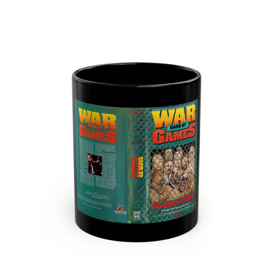 WAR GAMES THE MATCH BEYOND (VHS COVER) - Black Coffee Mug