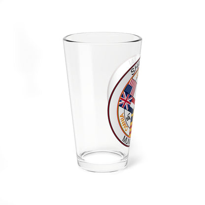 Seal of the Shanghai International Settlement (China) (Coat of Arms) Pint Glass 16oz
