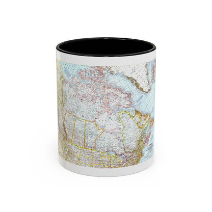Canada (1961) (Map) Accent Coffee Mug
