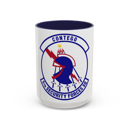 5th Security Forces Squadron (U.S. Air Force) Accent Coffee Mug