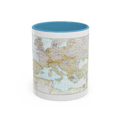 Mediterranean as of September 1 (1939) (Map) Accent Coffee Mug
