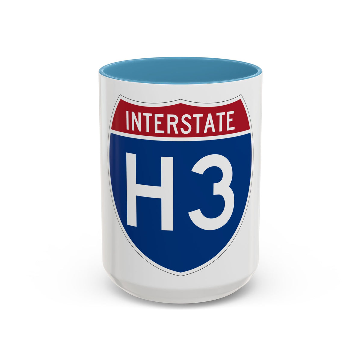 Interstate H3 (U.S. Highways) Accent Coffee Mug