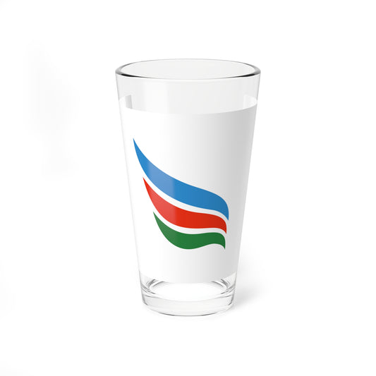 Flag of Miyako Fukuoka (Japan) Pint Glass 16oz
