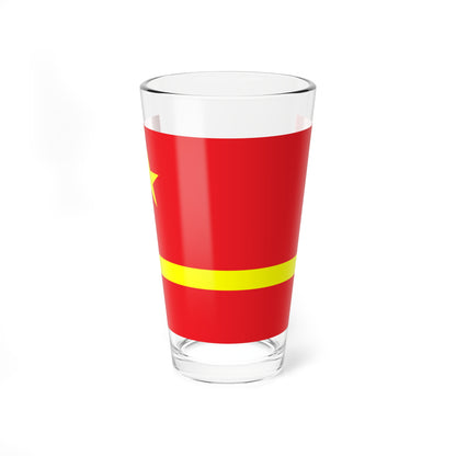 Mao Zedongs proposal for the PRC flag (China) Pint Glass 16oz
