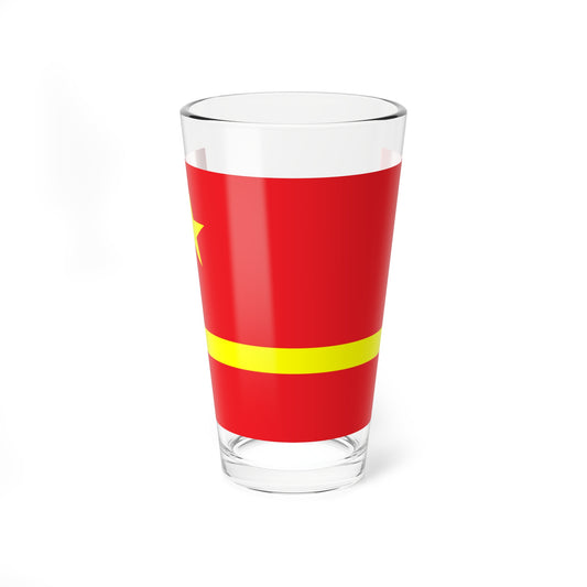 Mao Zedongs proposal for the PRC flag (China) Pint Glass 16oz
