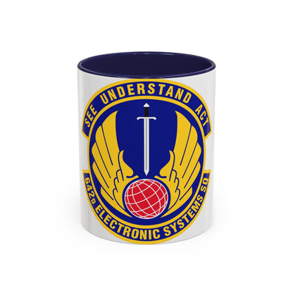 642d Electronic Systems Squadron (U.S. Air Force) Accent Coffee Mug