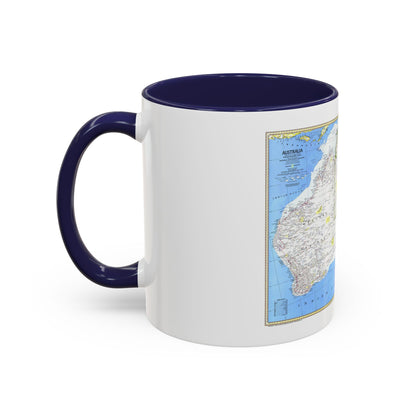 Australia (1979) (Map) Accent Coffee Mug