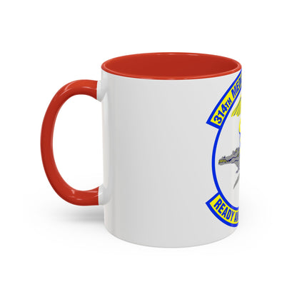 314th Medical Support Squadron (U.S. Air Force) Accent Coffee Mug