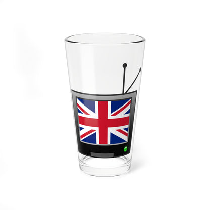 UK TV icon (United Kingdom) Pint Glass 16oz
