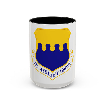 43d Airlift Group (U.S. Air Force) Accent Coffee Mug