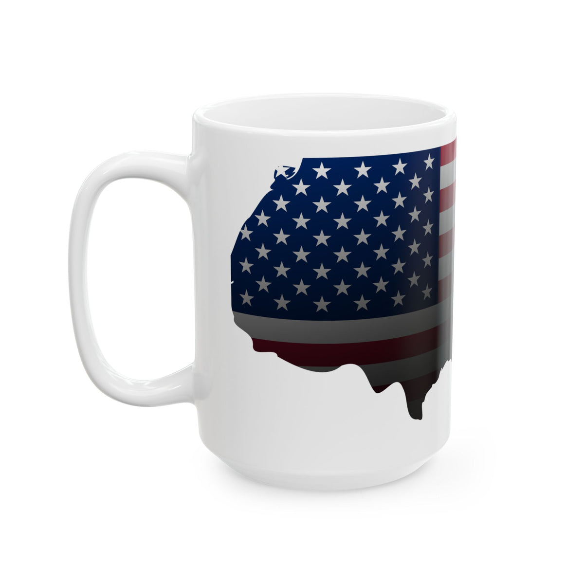 Usa-maskSvgTutorial (United States) White Coffee Mug