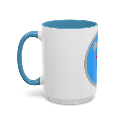 XIX Corps 1 (U.S. Army) Accent Coffee Mug
