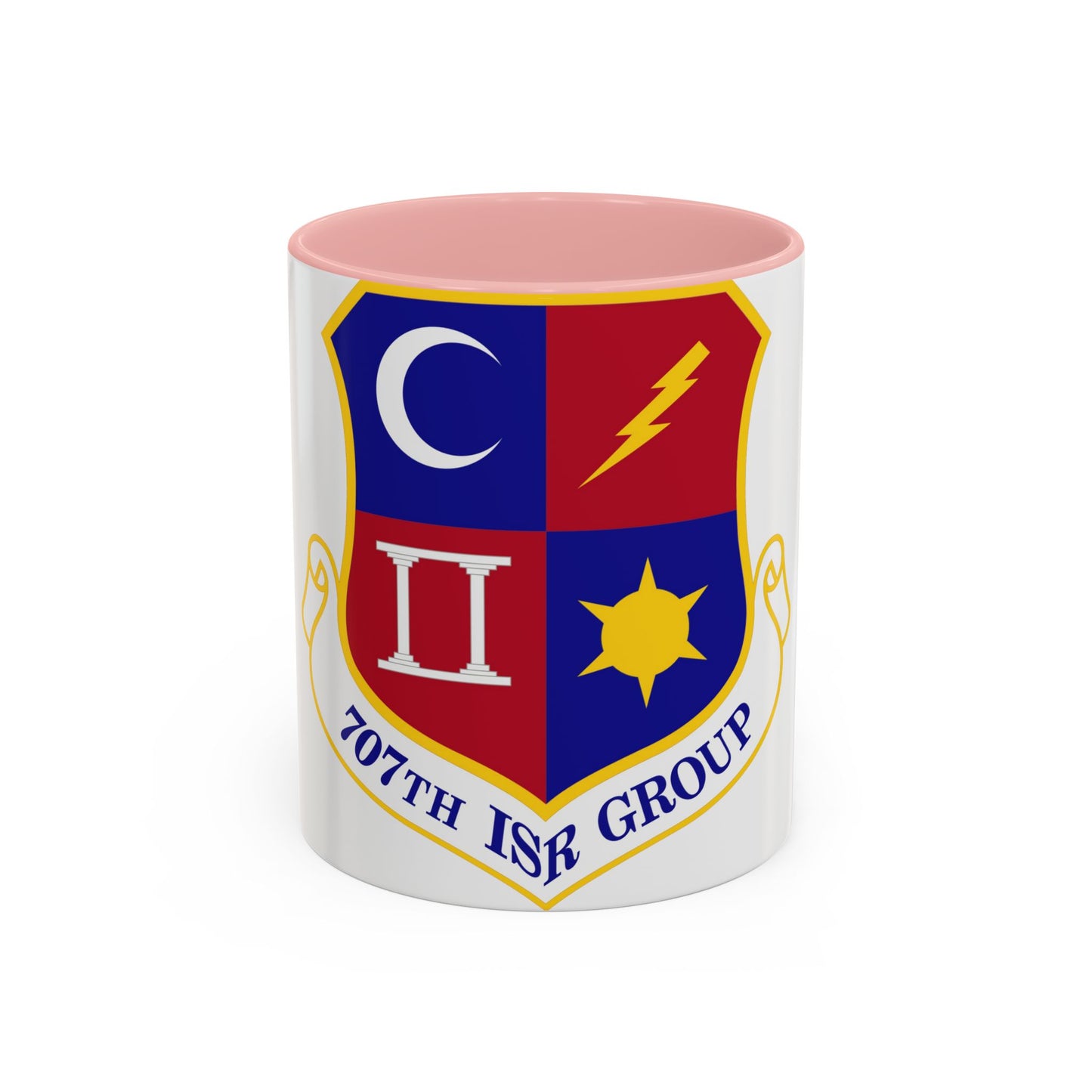 707 Intelligence Surveillance and Reconnaissance Group AFISRA (U.S. Air Force) Accent Coffee Mug