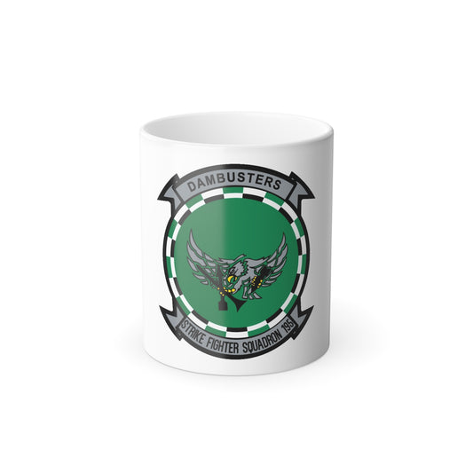VFA 195 Strike Fighter Squadron 195 (U.S. Navy) Color Changing Mug 11oz