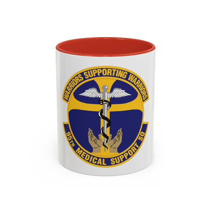 95th Medical Support Squadron (U.S. Air Force) Accent Coffee Mug