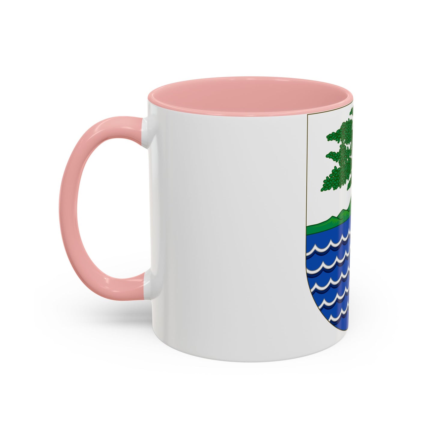 Coat of Arms of the Portuguese and Spanish Guinea - Accent Coffee Mug