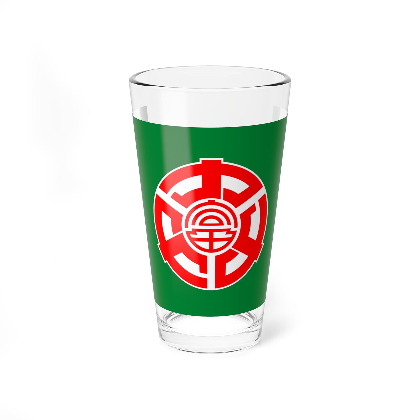 Flag of Kamifurano Hokkaido (Japan) Pint Glass 16oz